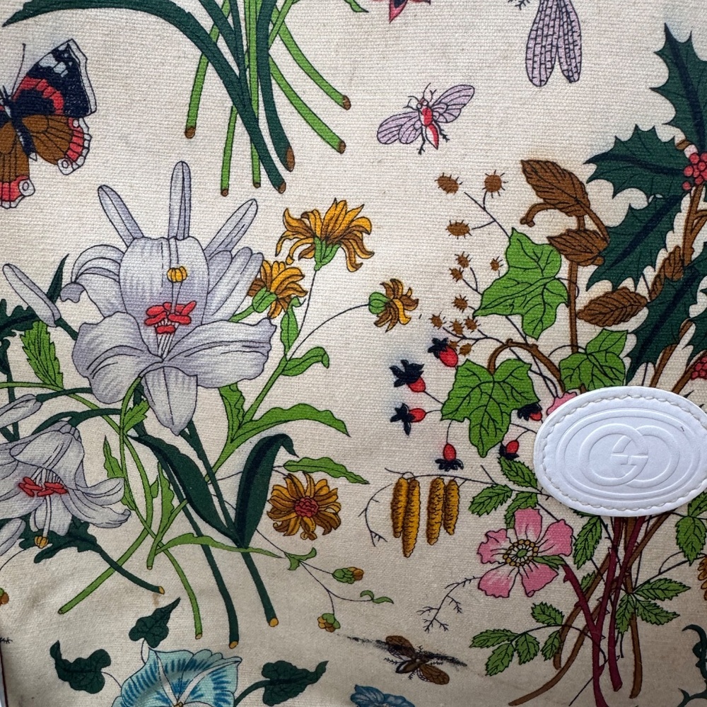 Authentic, vintage Gucci Flora handbag - Picture 3 of 12